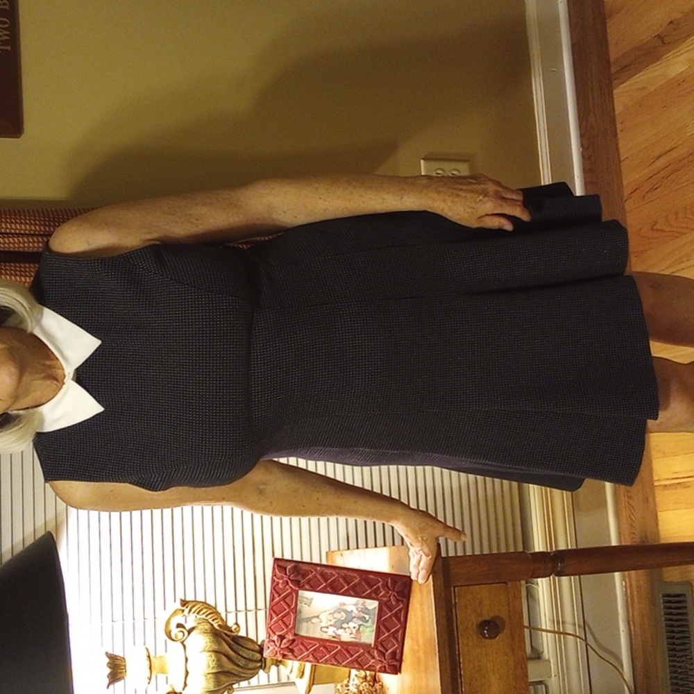 Lauren Ralph Lauren Black Swiss Dot Dress - Picture 2 of 15